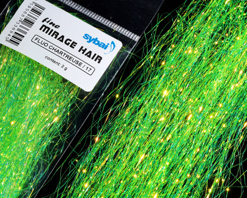 Fine Mirage Hair, Fluo Chartreuse / 17